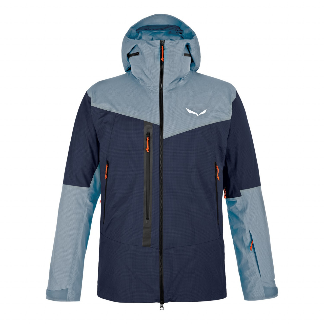 Chaqueta Hardshell Hombre Chile - Salewa Sella Powertex Responsive - Azules/Azul Marino - MDTN-37548